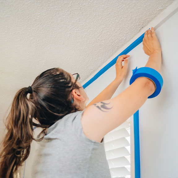 Prepare the room and the surface.