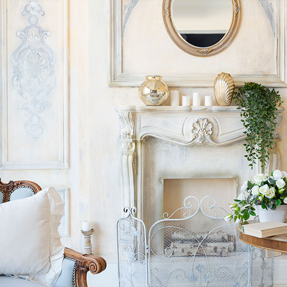 Salón chic francés