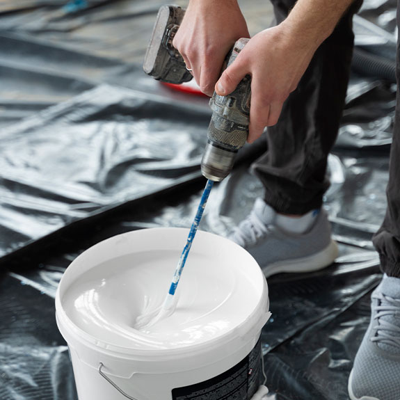 Preparación de la pintura