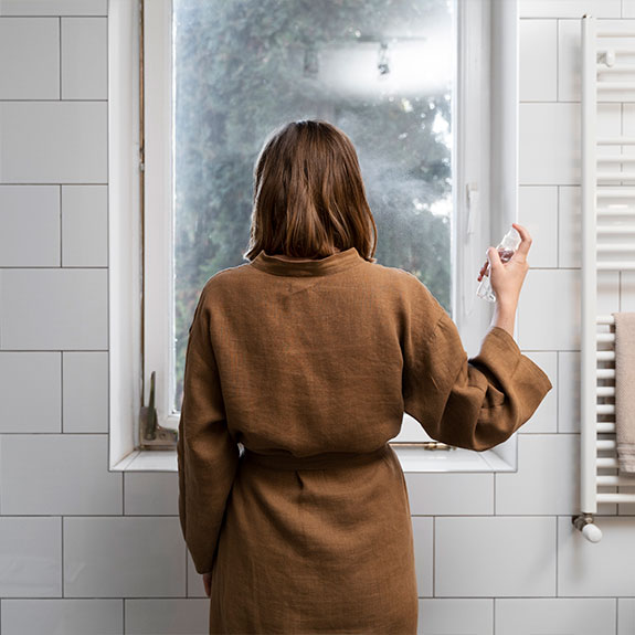 Keep the bathroom warm