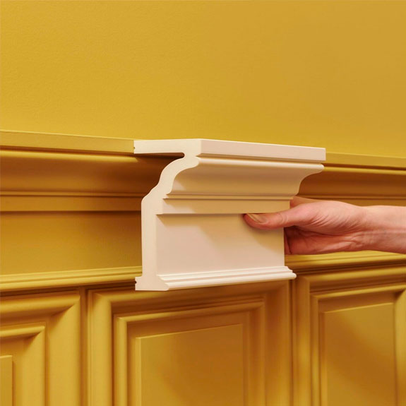 installation of moldings