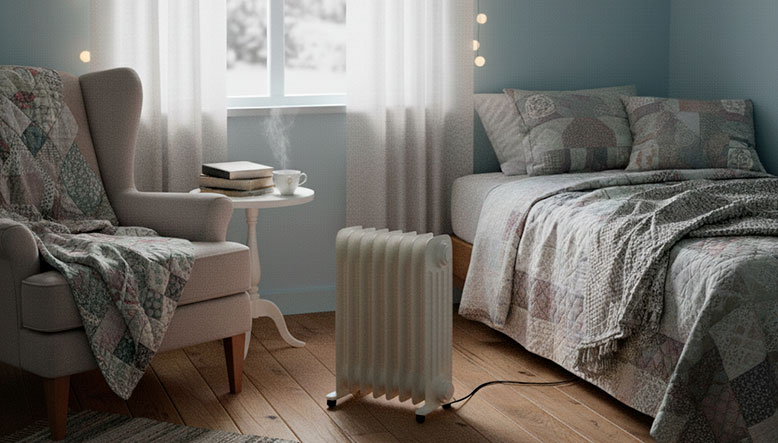 Calentar un cuarto pequeño