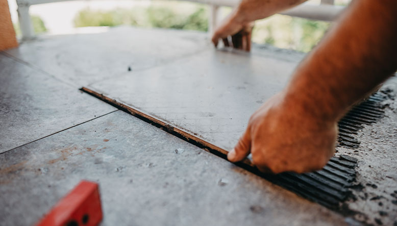 suelo exterior impermeable