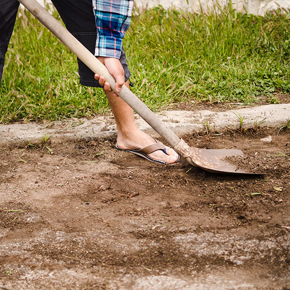 Prepara terreno jardín