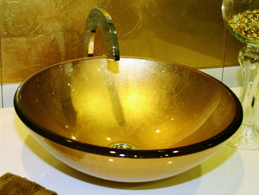 Lavabo de cristal