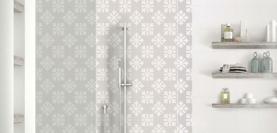 Azulejos blancos para baños