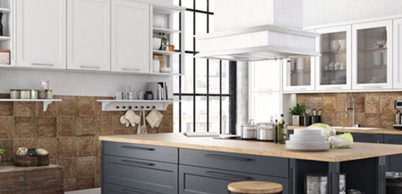 Azulejos marrones para cocinas