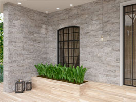 Revestimiento imitación piedra