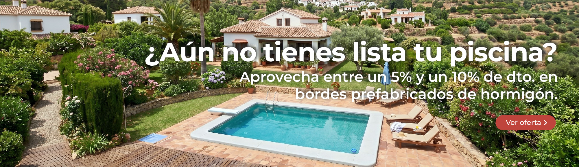 descuento bordes de piscina prefabricado de hormigón
