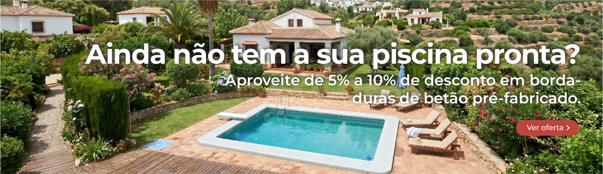 Desconto em bordas de piscina de betão pré-fabricado