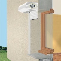 Instalación en la fachada