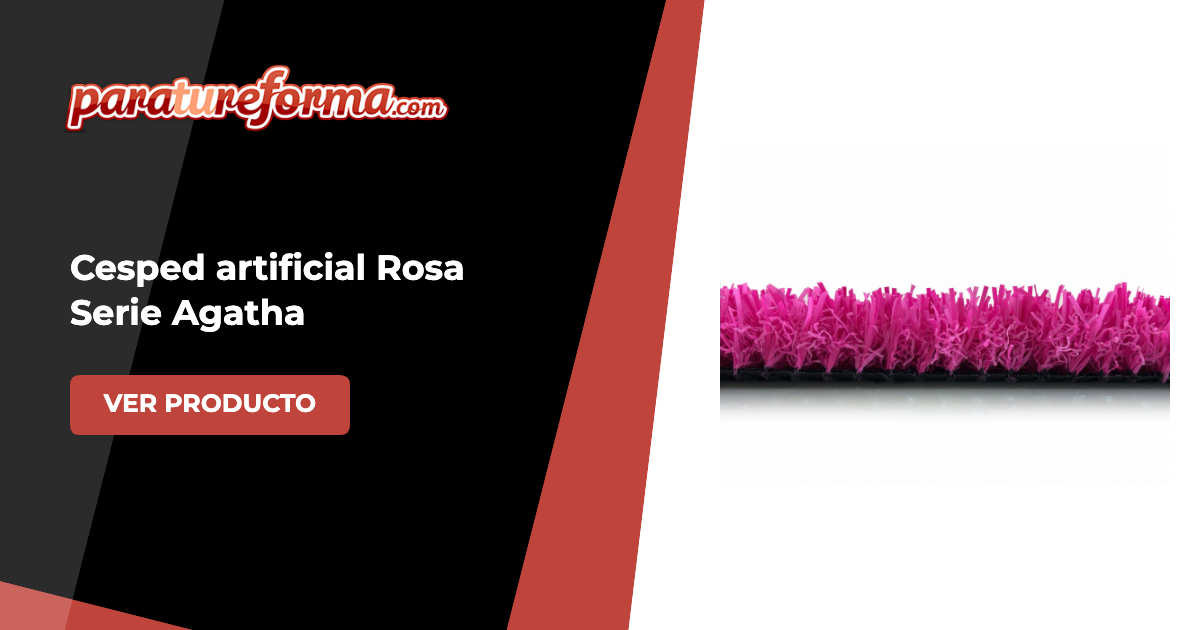 Comprar Cesped artificial Rosa Serie Agatha
