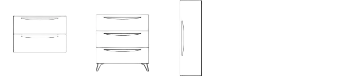 esquema mueble blanco elevado para el baño