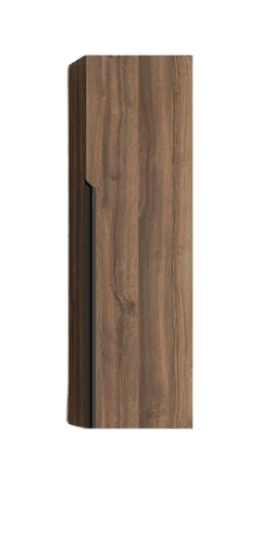 estantería de baño suspendido color marrón oscuro