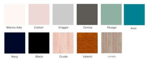colores de detalles de muebles