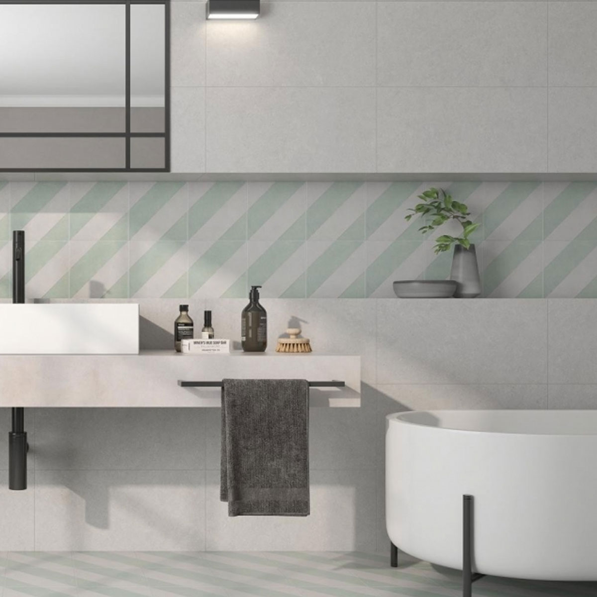 Colección Diagonals Sage