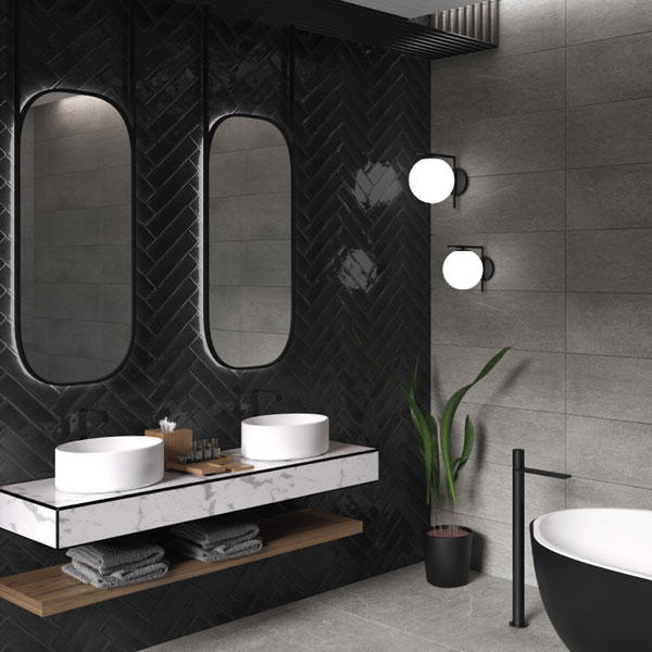 Azulejos Negros Para Baños