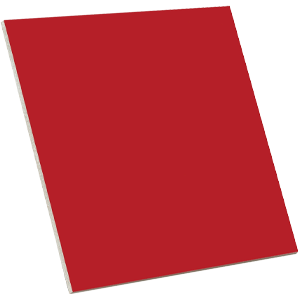 Pavimento hidráulico color rojo entero
