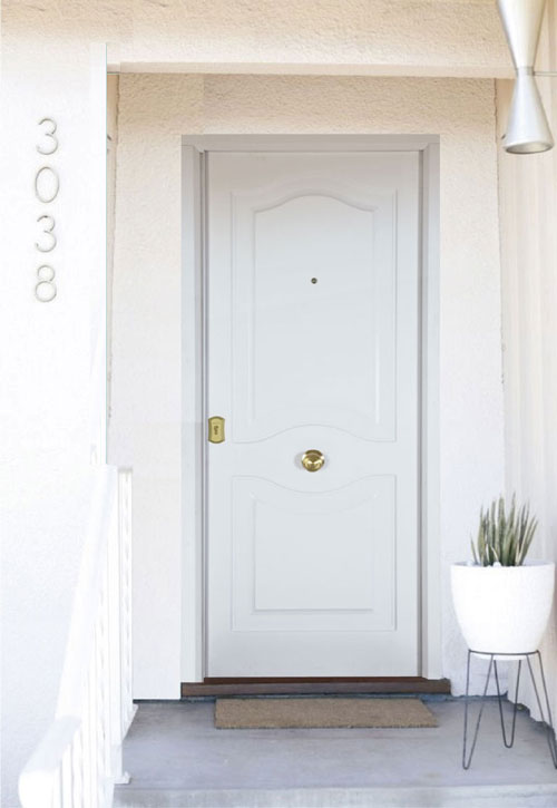 Puertas con estilo clásico blanco