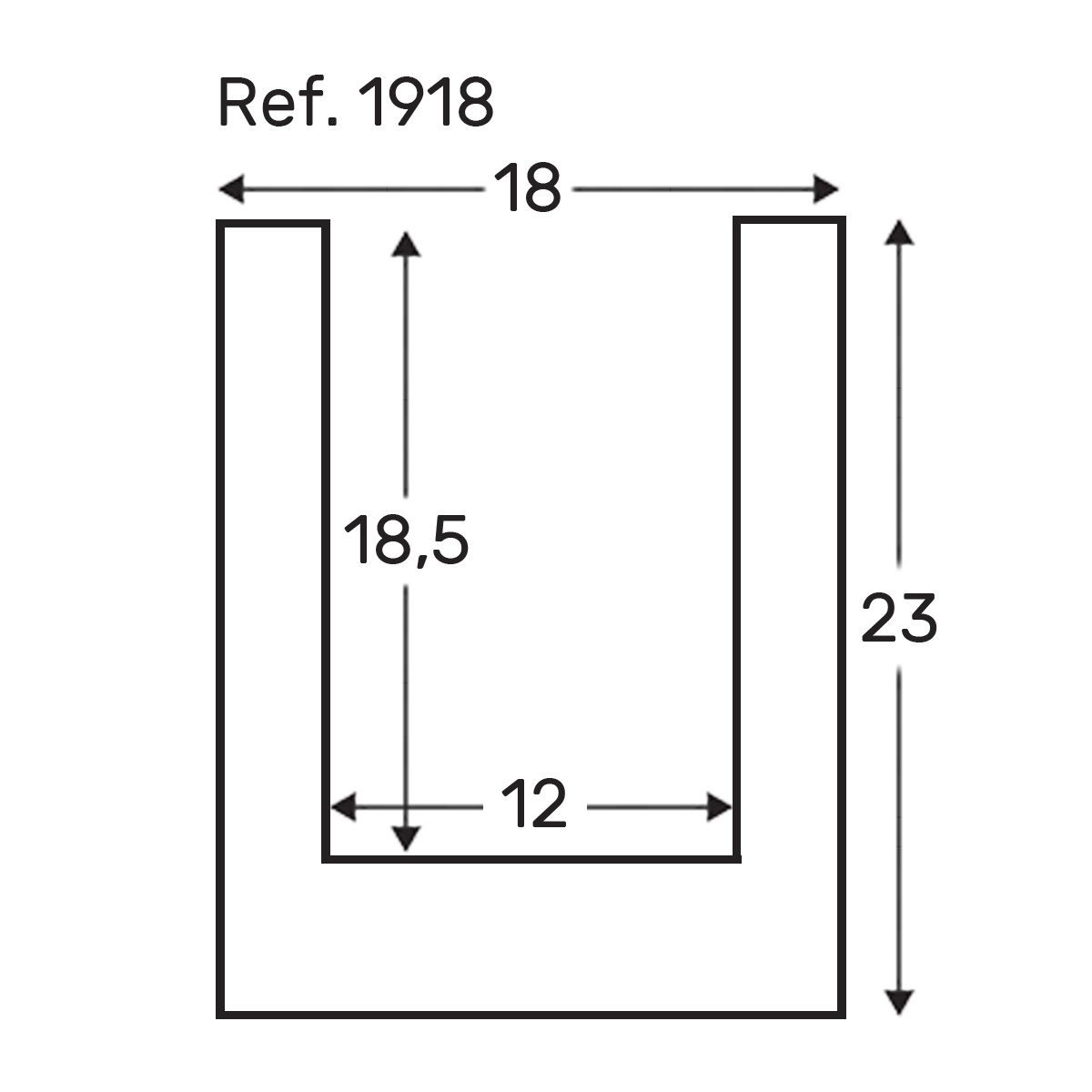 medidas viga imitacion a madera vg18