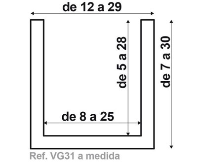 medidas viga imitacion a madera vg31 de 3 metros