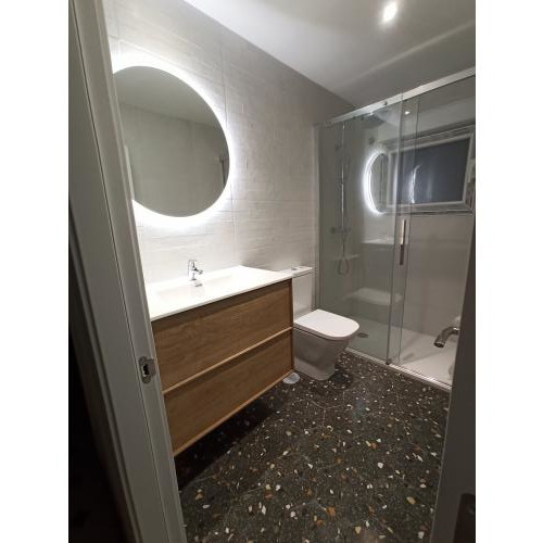 Asi queda el Hexa Tritato Negro 23x27 (caja 0.75m2)