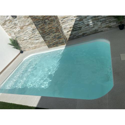 Assim fica o Borda da piscina canto normal Jerez