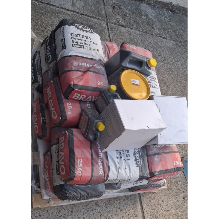 This is how it looks Flex White Cement Glue 25 Kg C2TES1