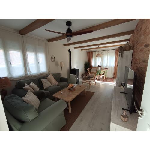 Asi queda el 400x14,5x8 Holzimitationsbalken